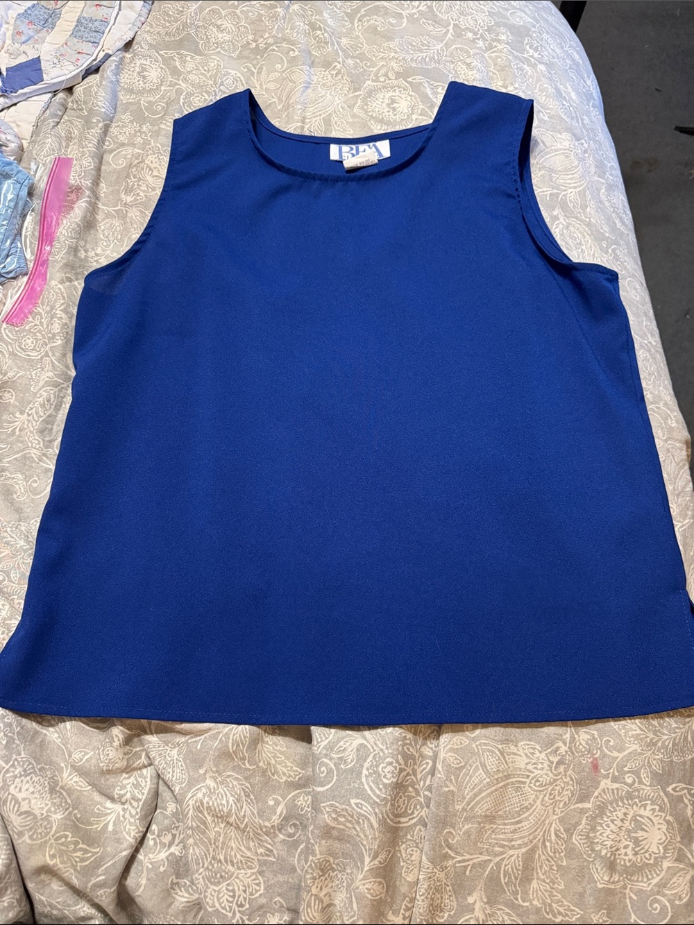BFA Classics Royal Blue Sleeveless Too and matching pants.